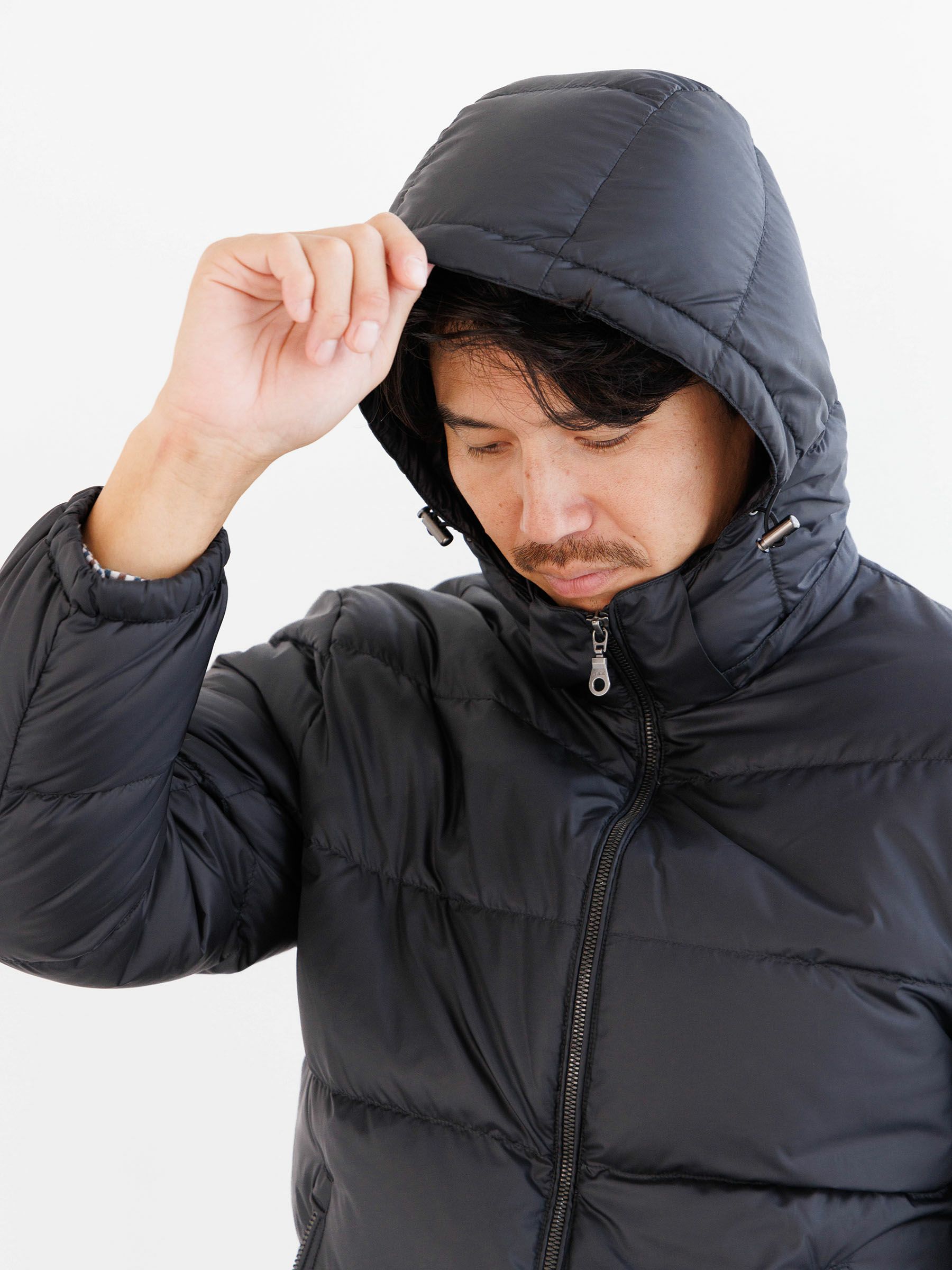 撥水／フード取り外し】フーディーダウンジャケット | INSPIRE ONLINE SHOP