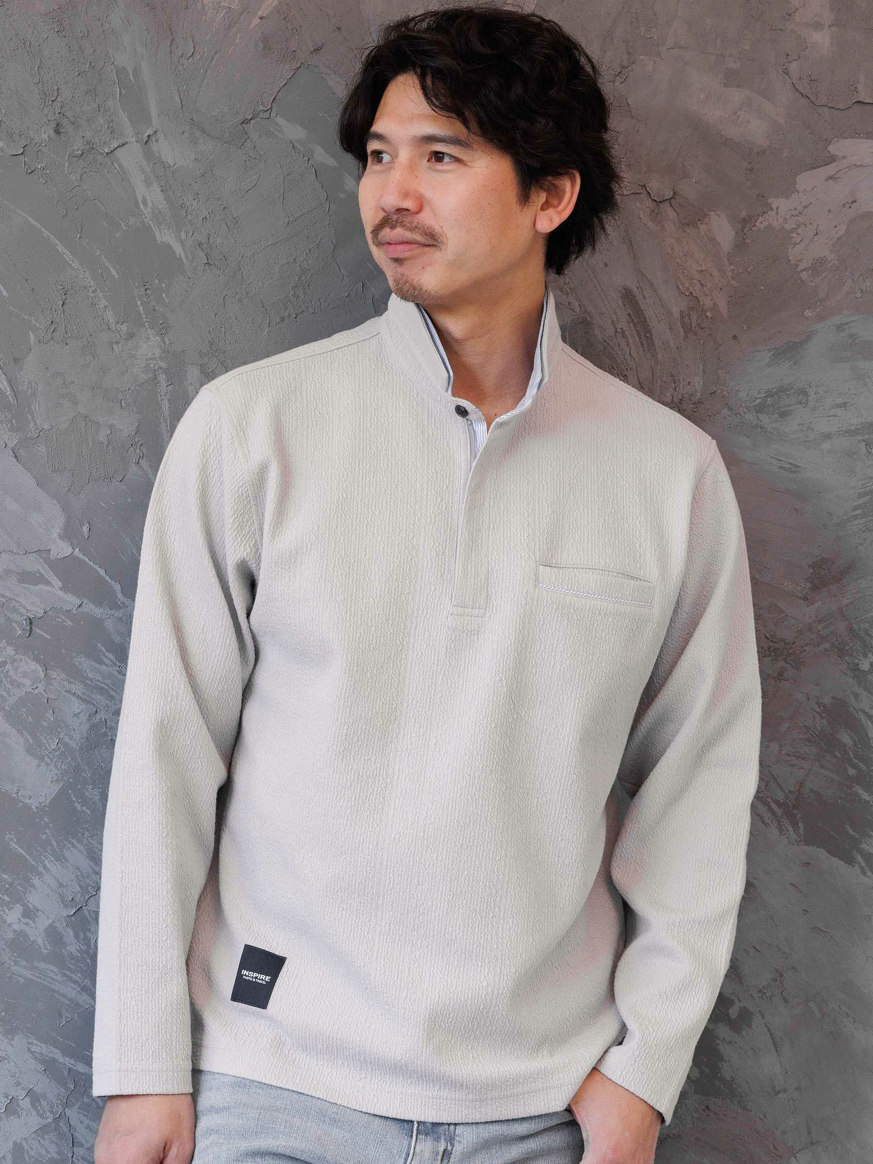 凹凸JQボアハイネックトレーナー | INSPIRE ONLINE SHOP