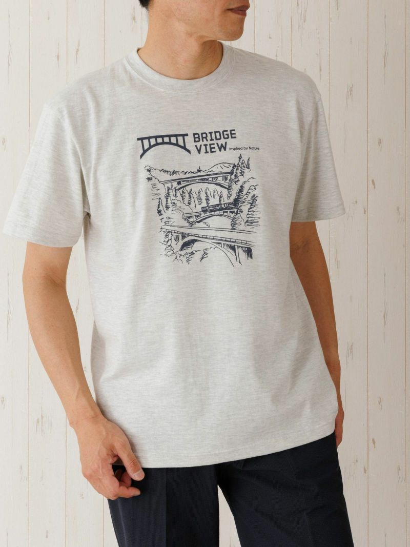 shurry labyrins イルカプリント 半袖Tシャツ グレー SHOO・LA・RUE｜【110-140cm/リンクあり】グラフィックアソートT