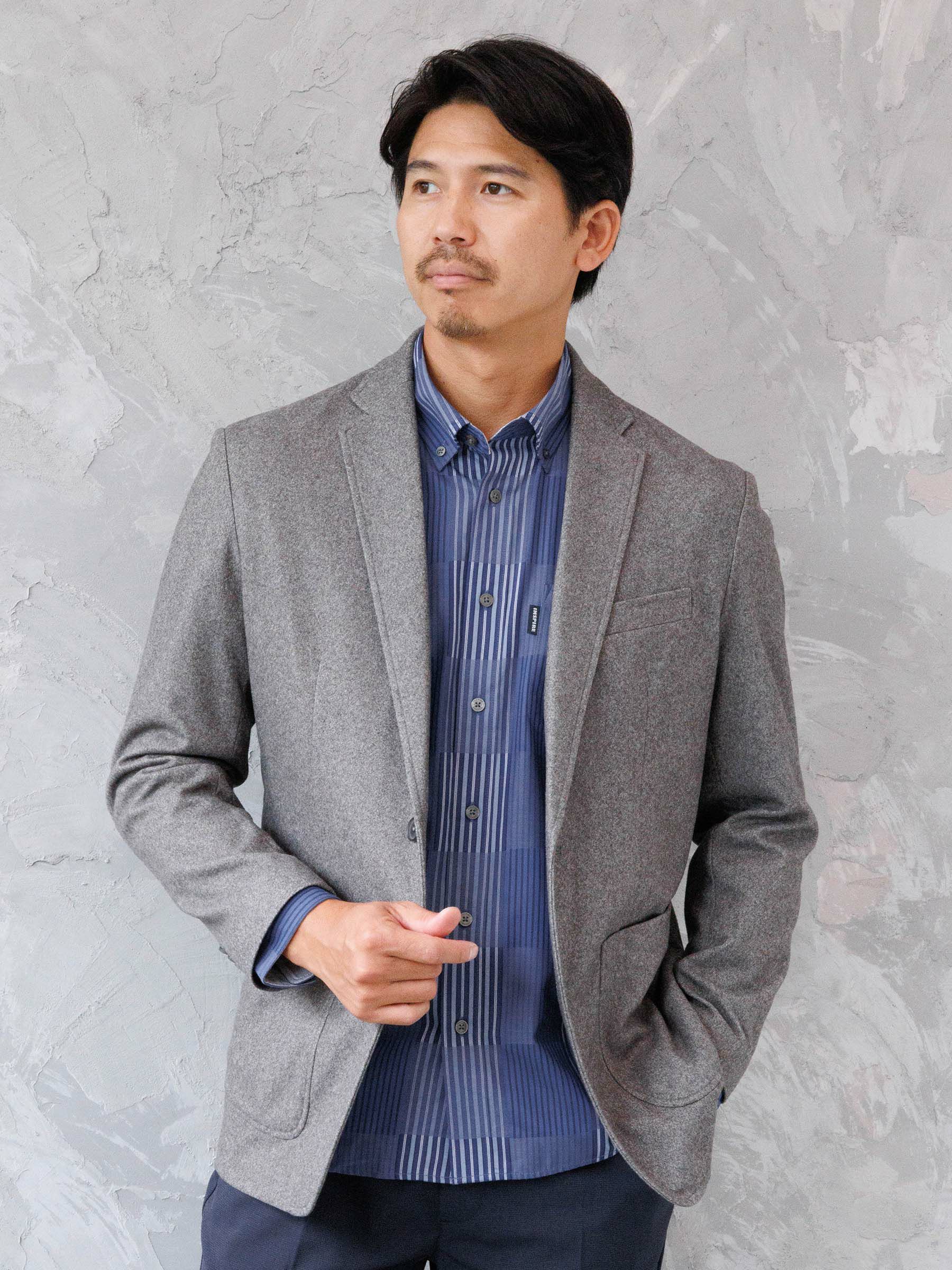 ストレッチ】撚り杢2Bジャケット | INSPIRE ONLINE SHOP