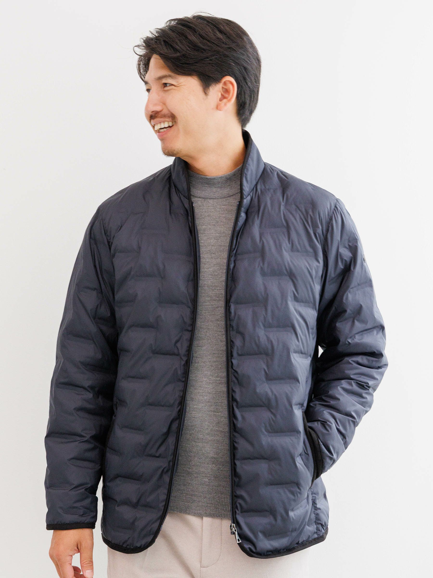機能中綿／軽量】圧着ソロナ中綿ブルゾン | INSPIRE ONLINE SHOP