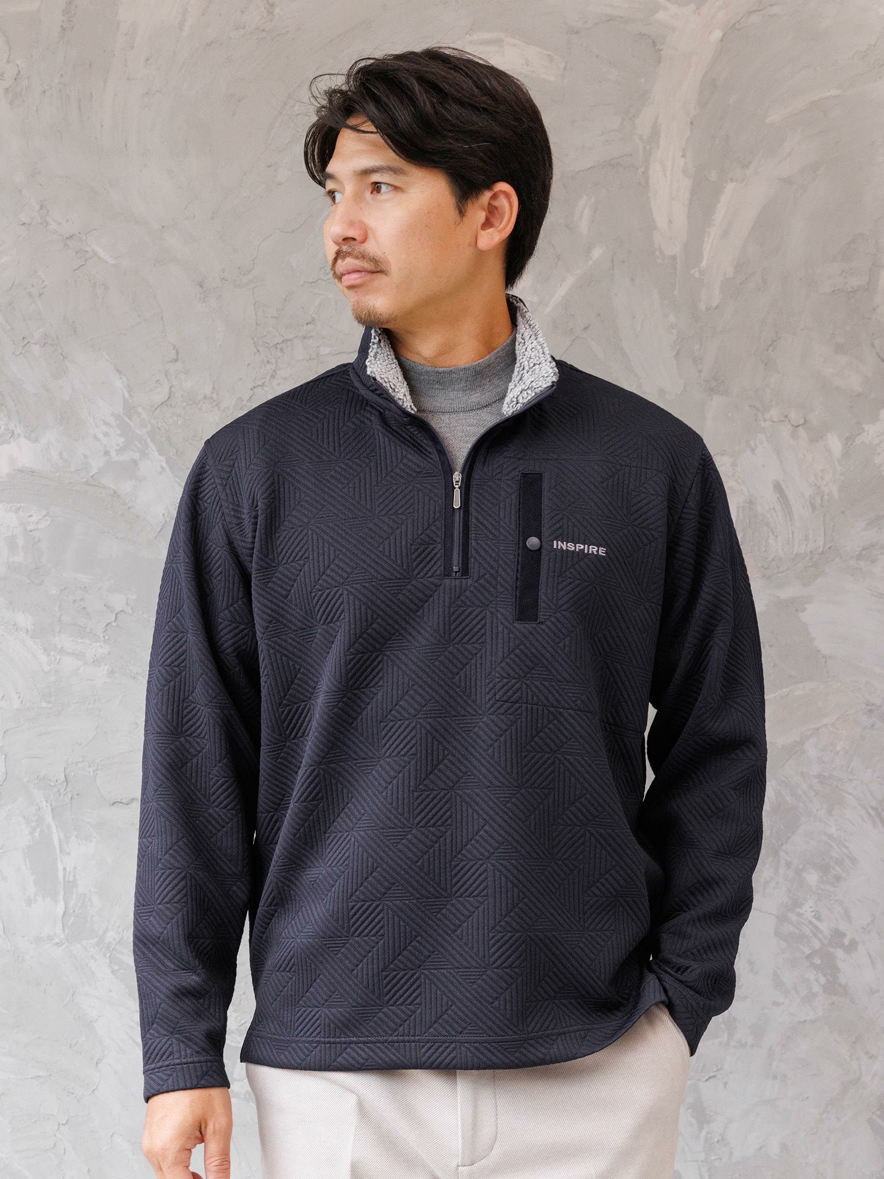 凹凸JQボアハイネックトレーナー | INSPIRE ONLINE SHOP