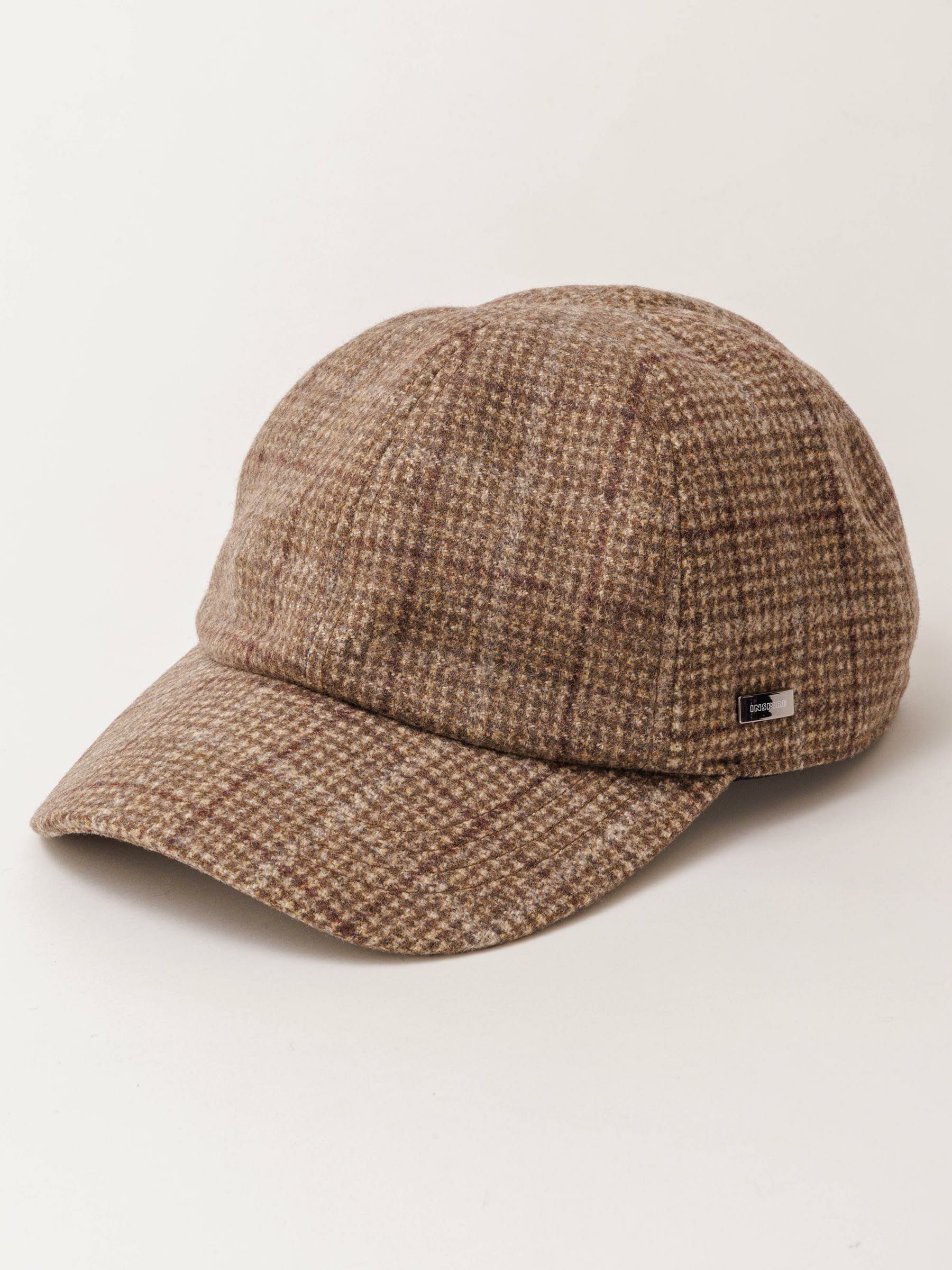 ウール混チェックキャップ | INSPIRE ONLINE SHOP