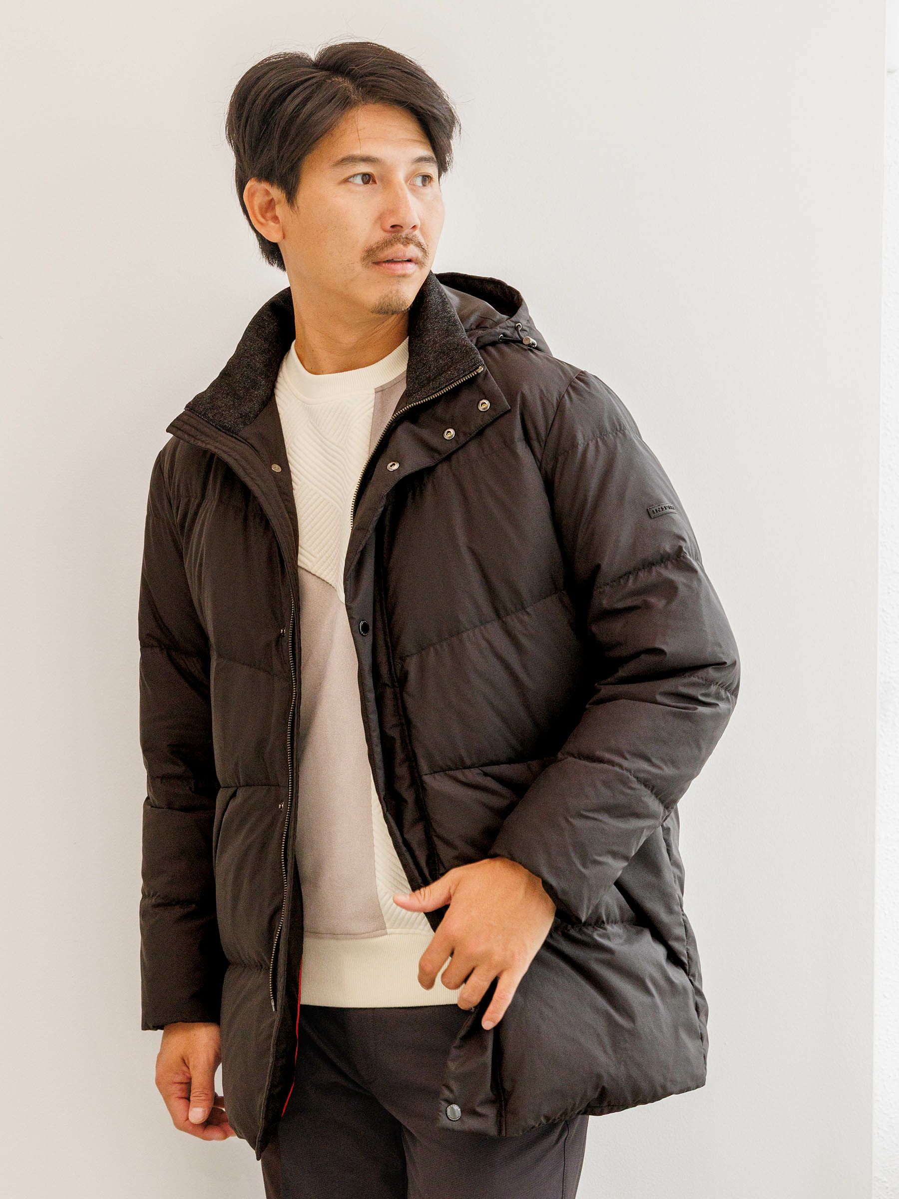 撥水／軽量】軽量フード付きダウンコート | INSPIRE ONLINE SHOP
