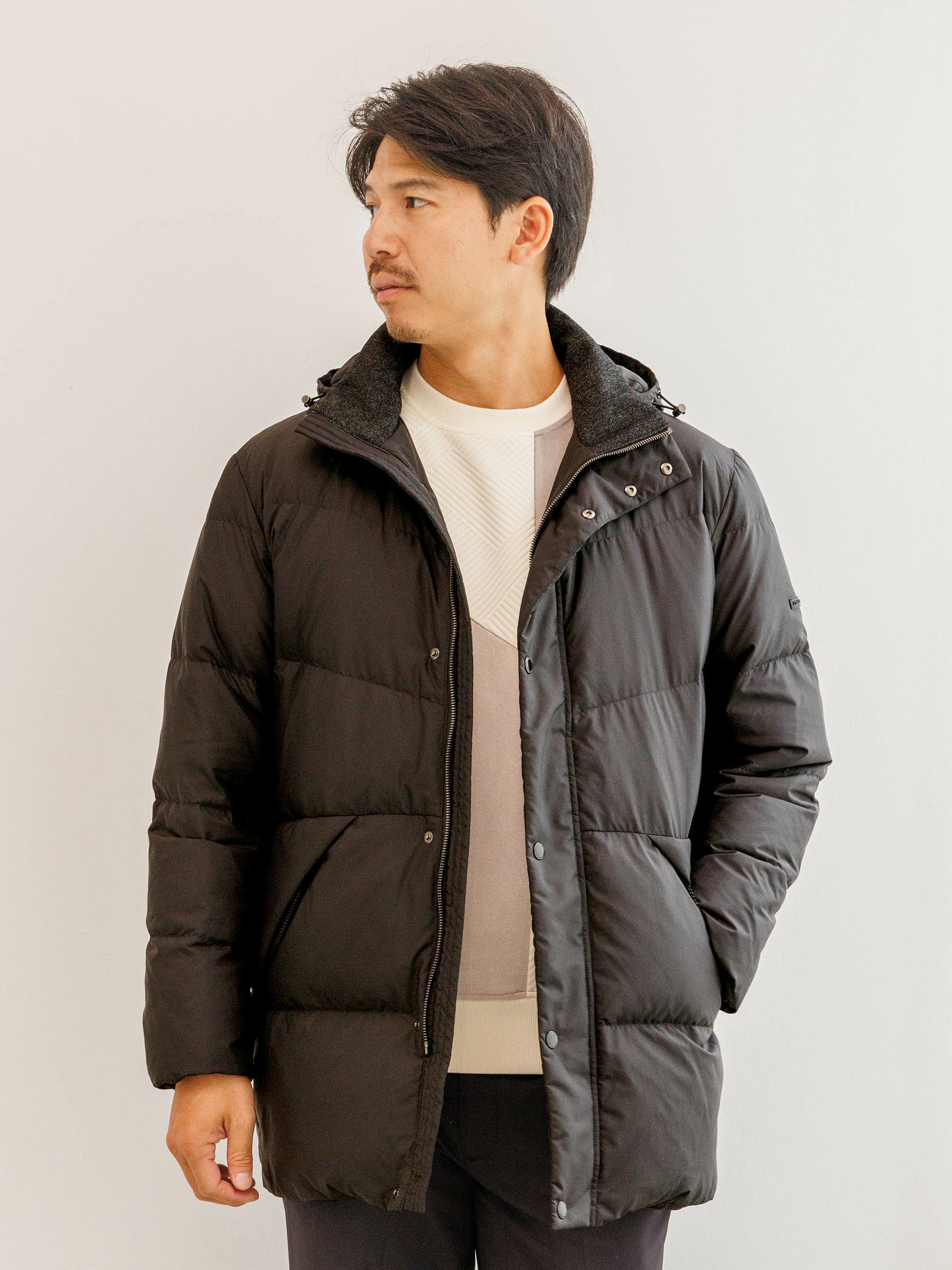 撥水／軽量】軽量フード付きダウンコート | INSPIRE ONLINE SHOP